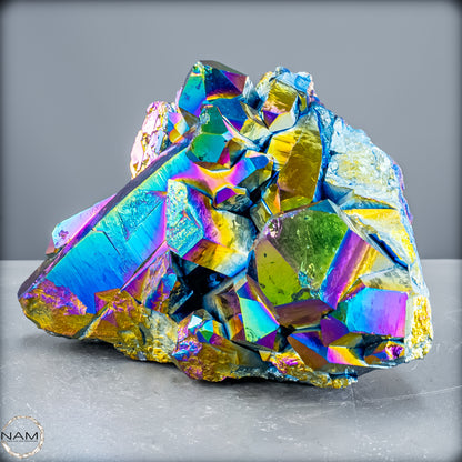 Titanium Aura Quarz – Schillernde Energie der Transformation – 2662,38 g