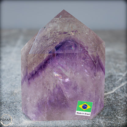 Natürliche, Sehr Seltene Amethyst-Kristall Spitze, Brasilien - 604,05g