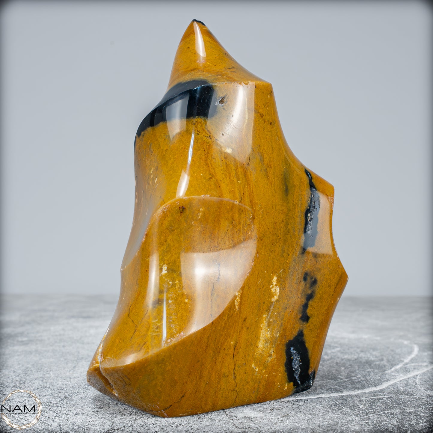 Natürliche Jaspis-Chalcedon Kristallflamme - 1081,34g