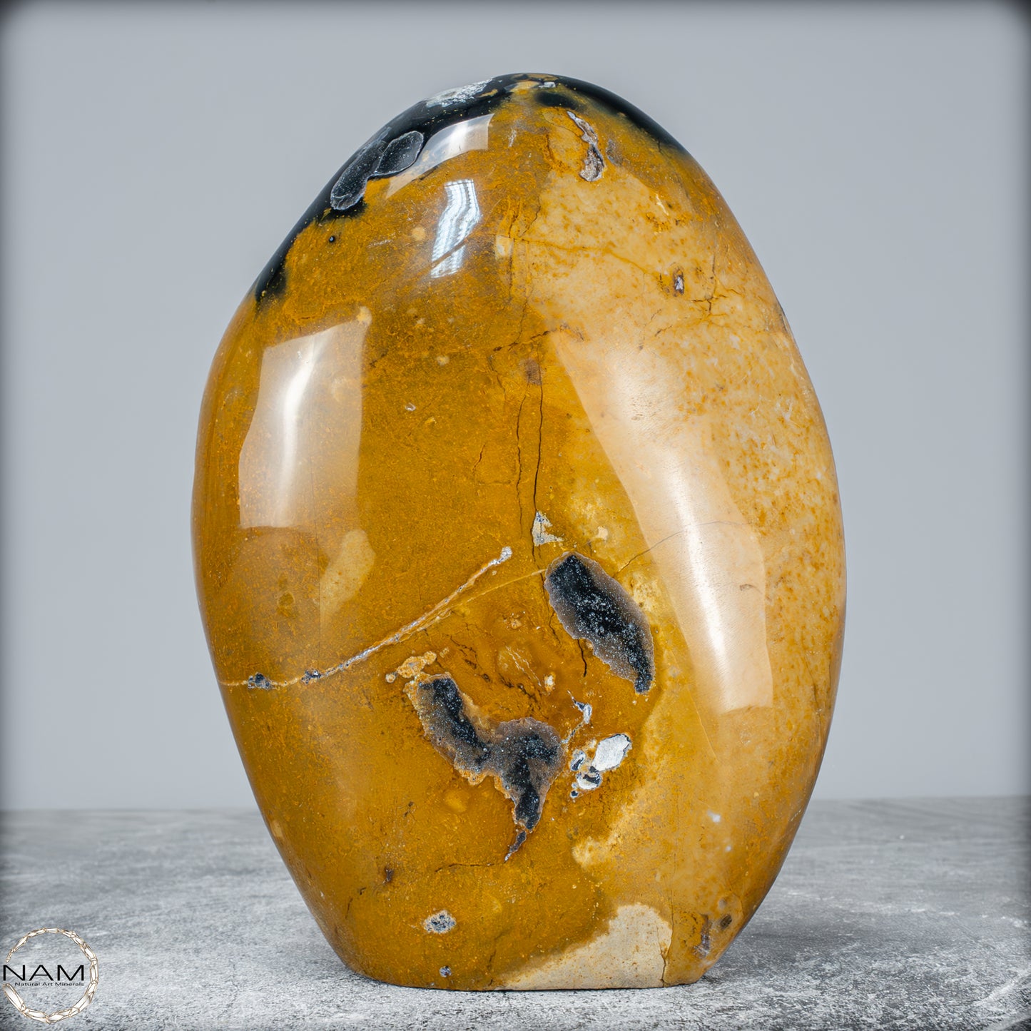 Natürliche Jaspis-Chalcedon Kristallflamme - 2222,19g