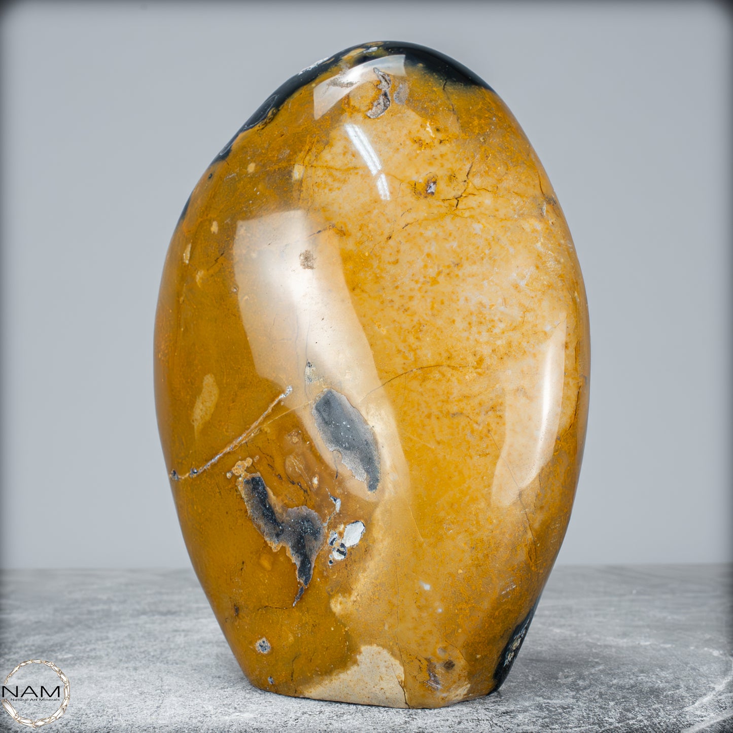 Natürliche Jaspis-Chalcedon Kristallflamme - 2222,19g