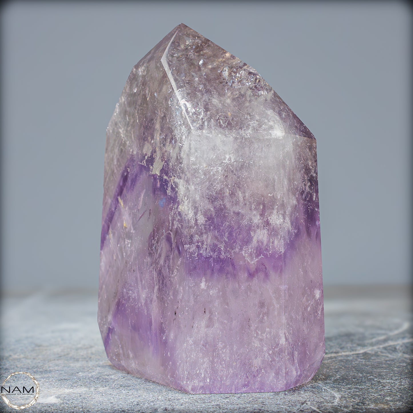Natürliche, Sehr Seltene Amethyst-Kristall Spitze, Brasilien - 604,05g