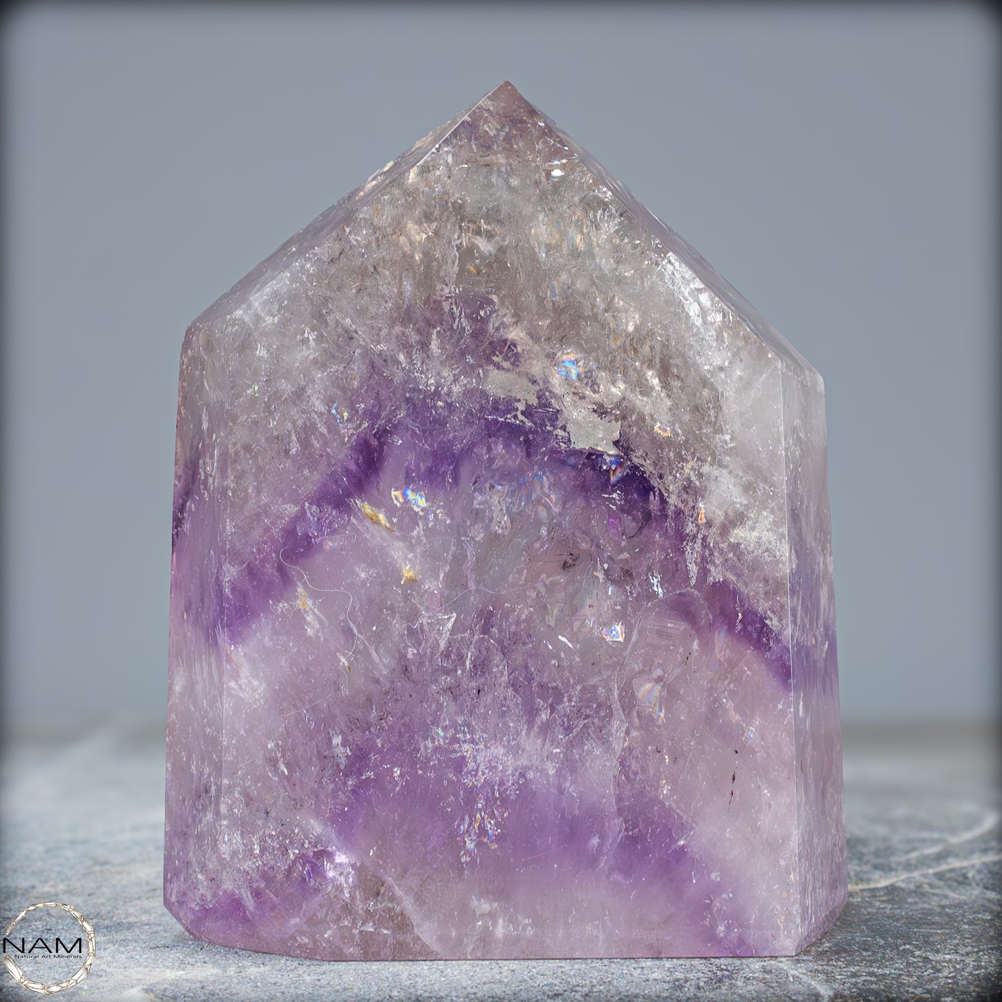 Natürliche, Sehr Seltene Amethyst-Kristall Spitze, Brasilien - 604,05g