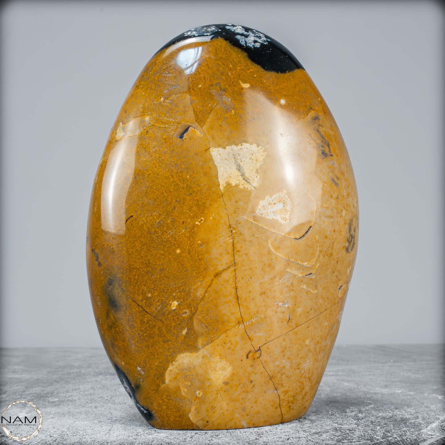 Natürliche Jaspis-Chalcedon Kristallflamme - 2222,19g