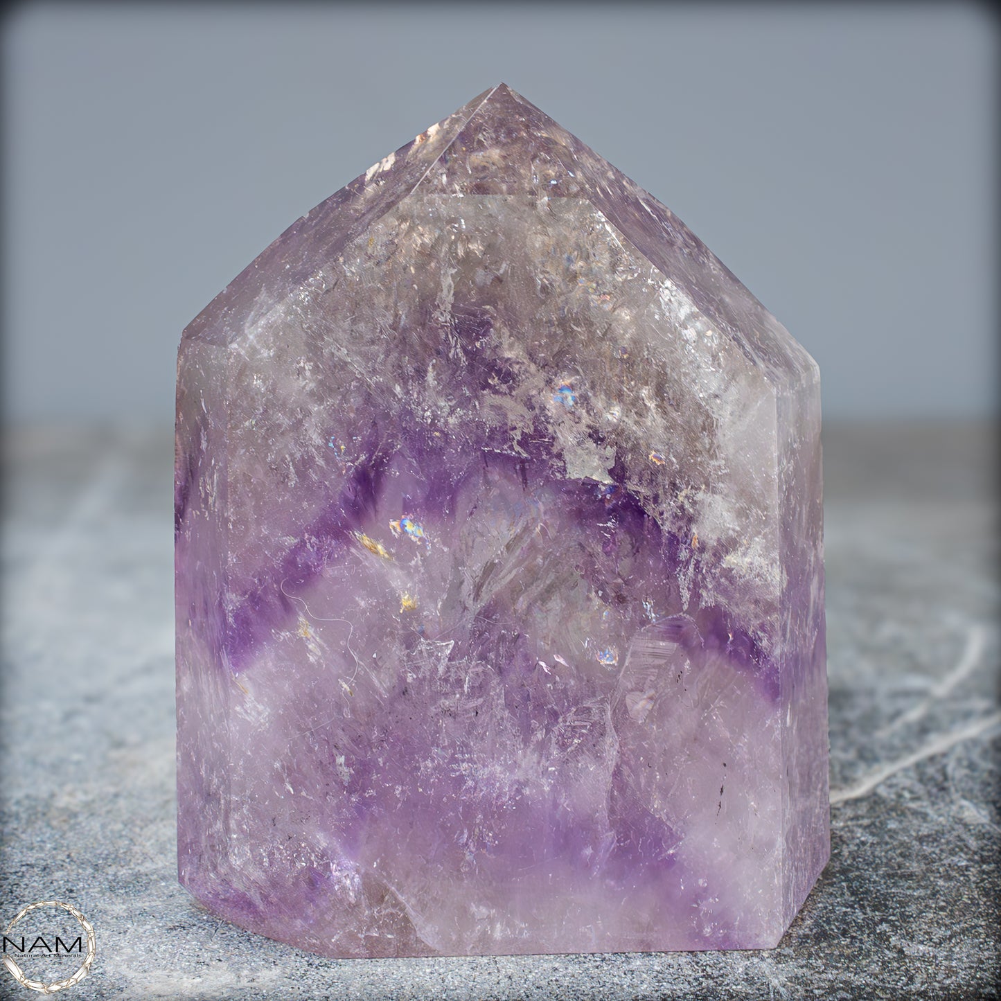 Natürliche, Sehr Seltene Amethyst-Kristall Spitze, Brasilien - 604,05g