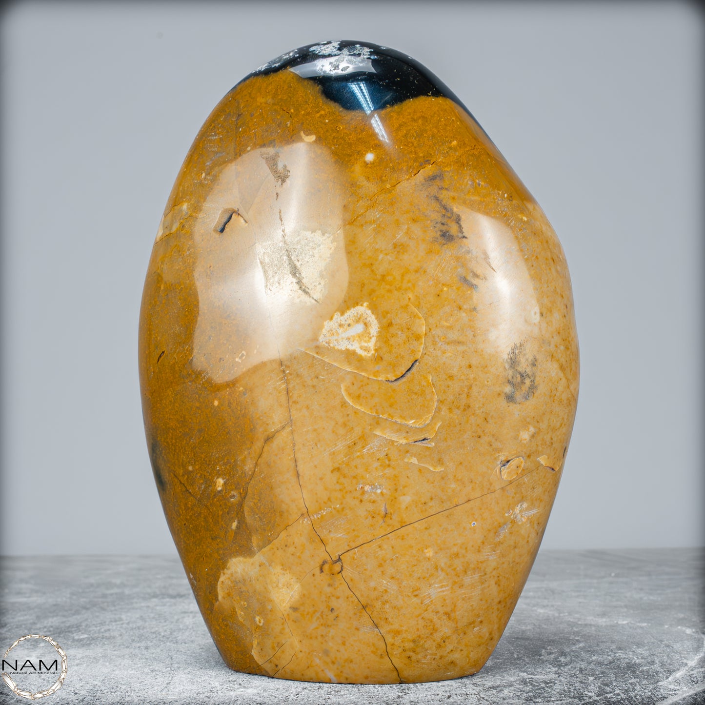Natürliche Jaspis-Chalcedon Kristallflamme - 2222,19g