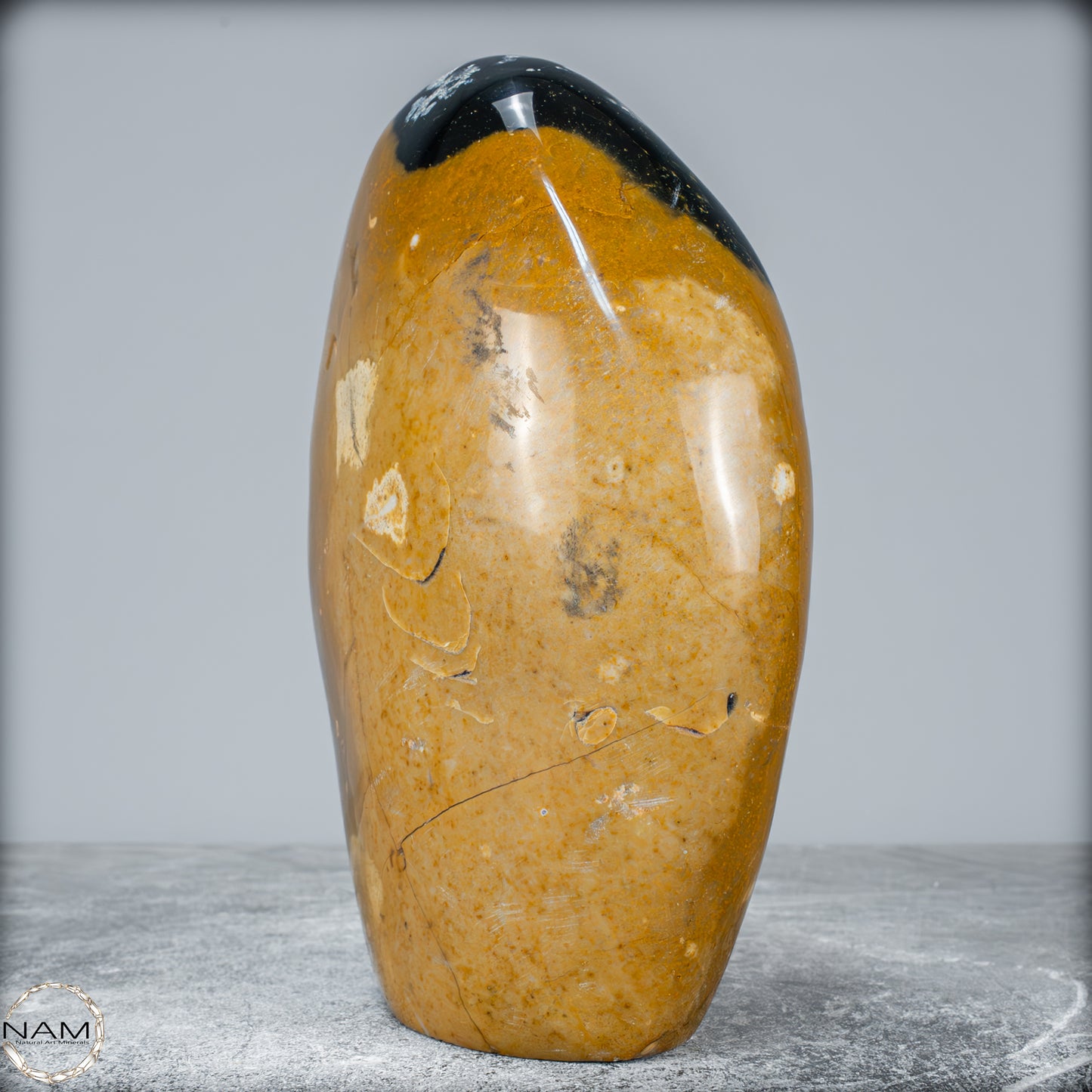 Natürliche Jaspis-Chalcedon Kristallflamme - 2222,19g
