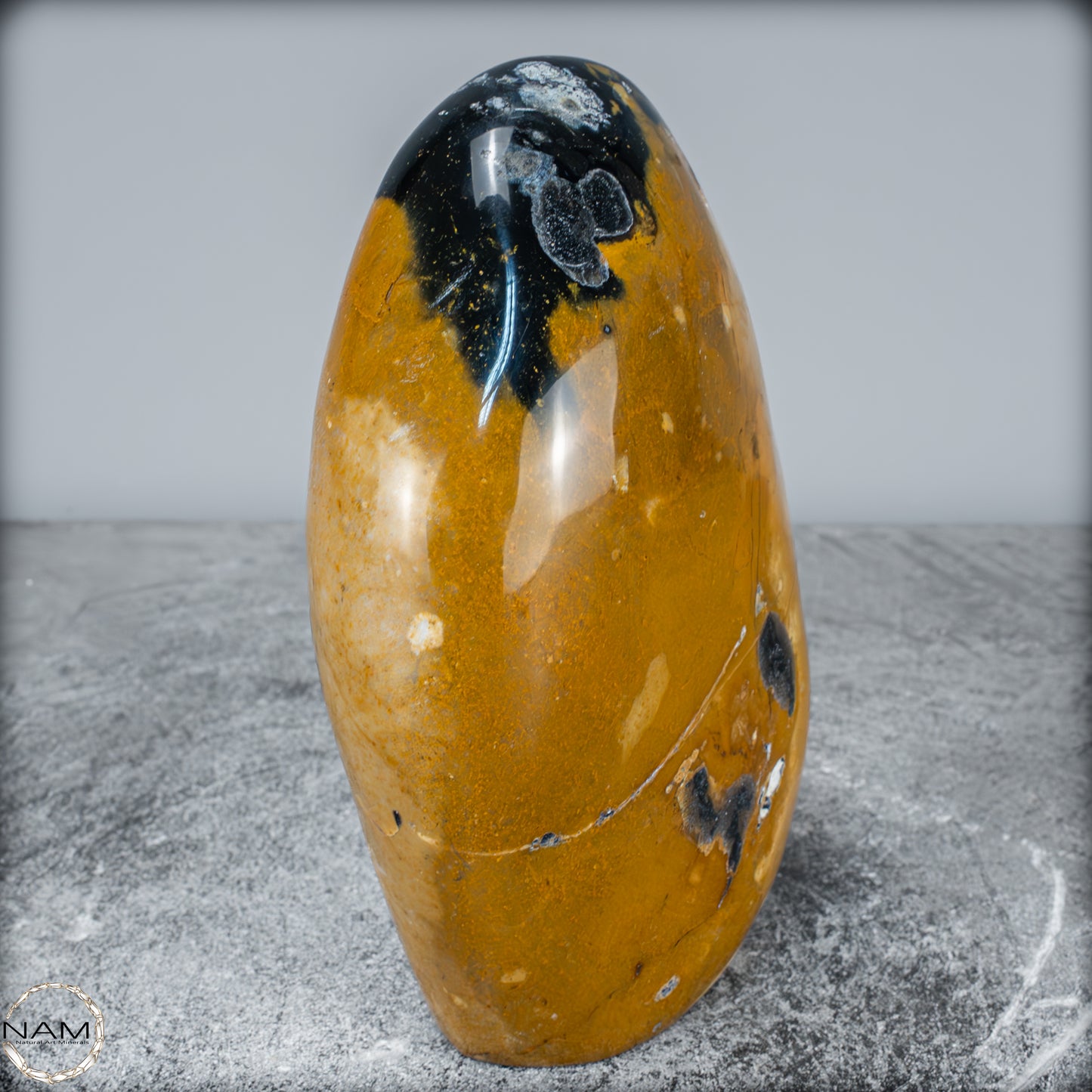Natürliche Jaspis-Chalcedon Kristallflamme - 2222,19g