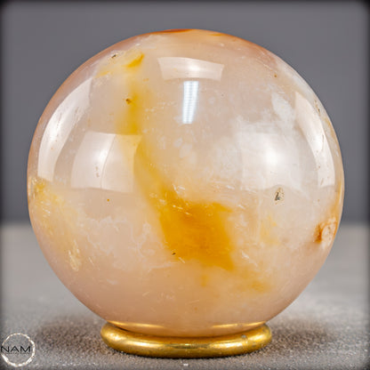 Natürliche Mehrfabige Carneol Kristall Kugel - 627,84g - 77mm