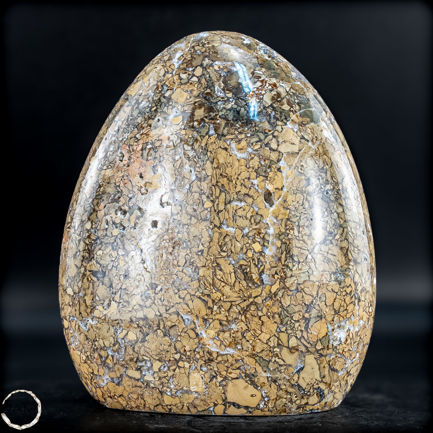 Brekzien-Jaspis Freiform - 1089,26g