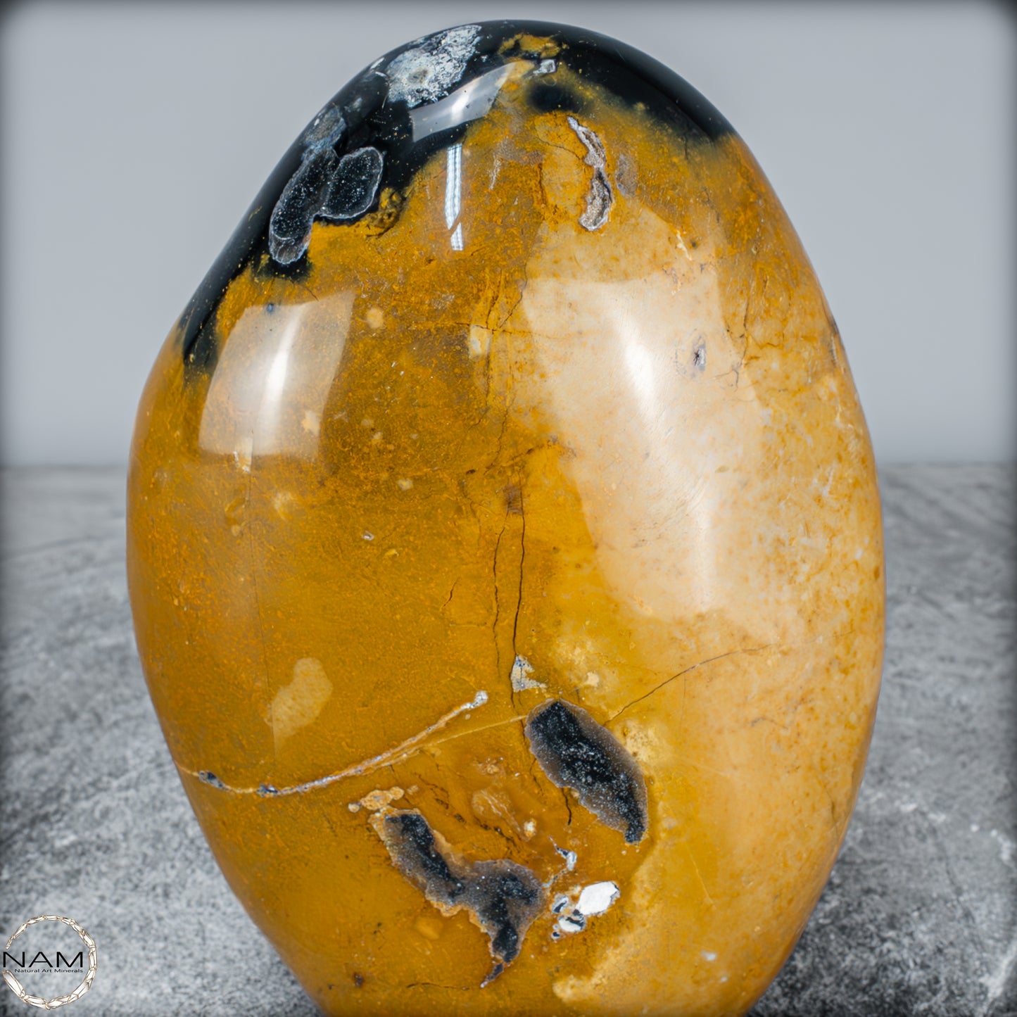 Natürliche Jaspis-Chalcedon Kristallflamme - 2222,19g