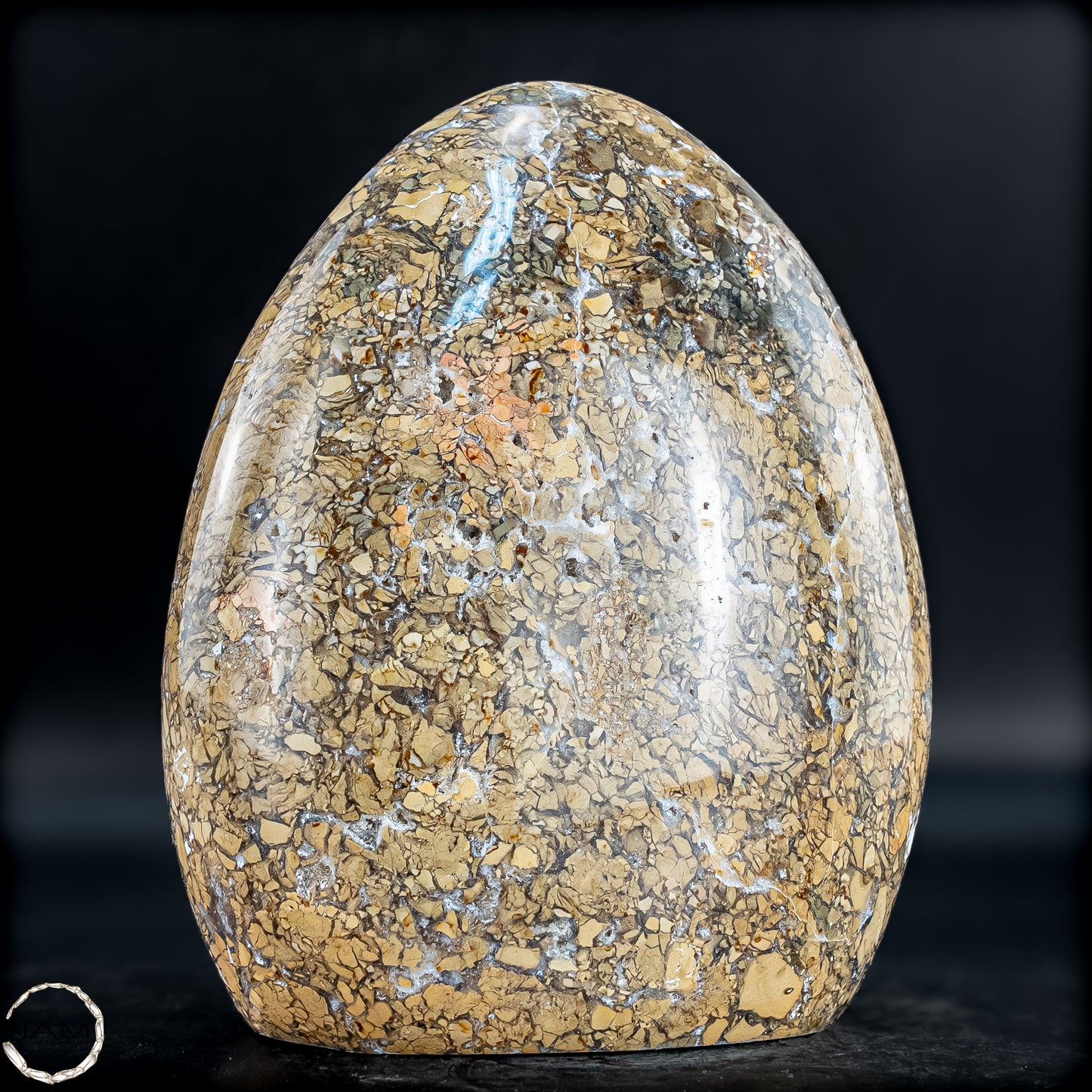 Brekzien-Jaspis Freiform - 1089,26g