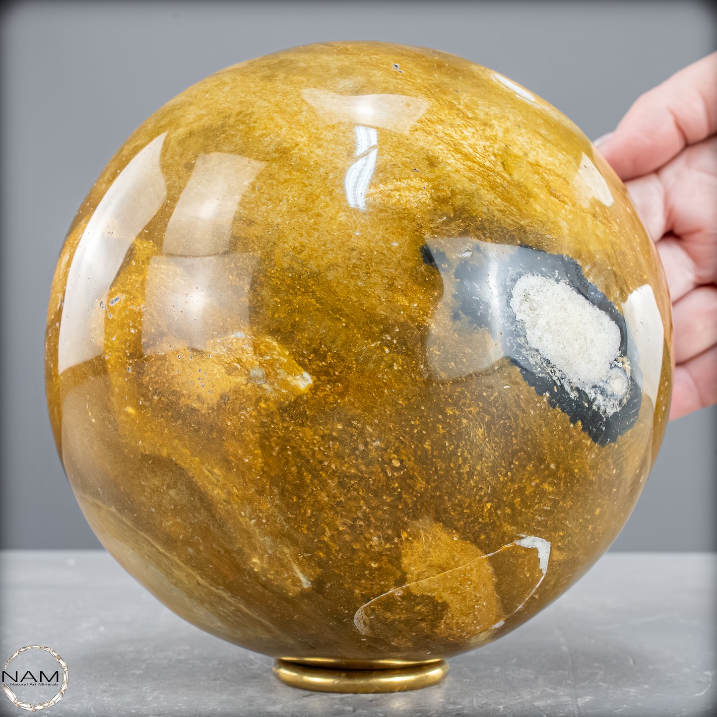 Natürliche Jaspis-Chalcedon Kristallkugel - 4346,22 g