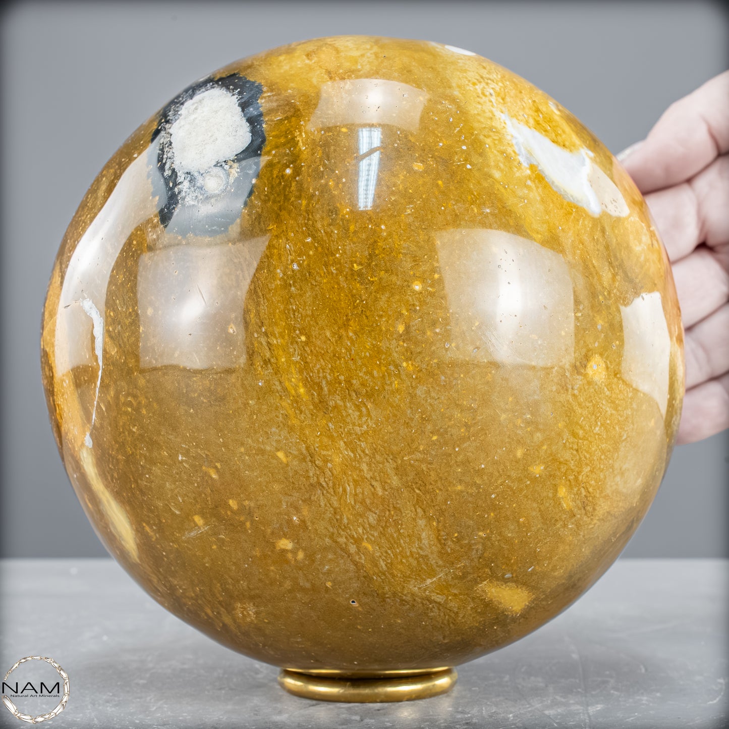 Natürliche Jaspis-Chalcedon Kristallkugel - 4346,22 g