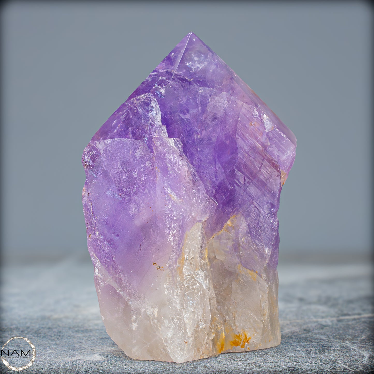 Natürliche, Sehr Seltene Amethyst-Kristall Spitze, Brasilien - 297,75g