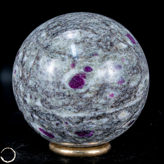 Natürliches Rubin-Kristall Kugelaus Myanmar - 335,42g
