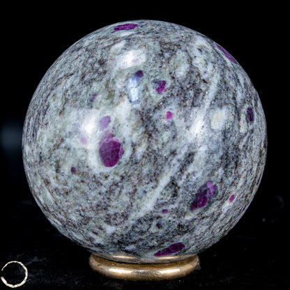 Natürliches Rubin-Kristall Kugelaus Myanmar - 335,42g