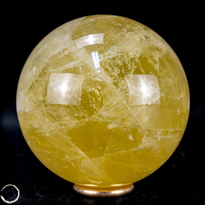 Top Qualität Transparenter Citrin Kristall Kugel - Brasilien - 613,35g - 80mm