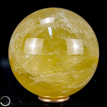 Top Qualität Transparenter Citrin Kristall Kugel - Brasilien - 613,35g - 80mm