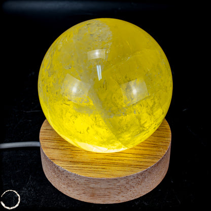 Top Qualität Transparenter Citrin Kristall Kugel - Brasilien - 613,35g - 80mm