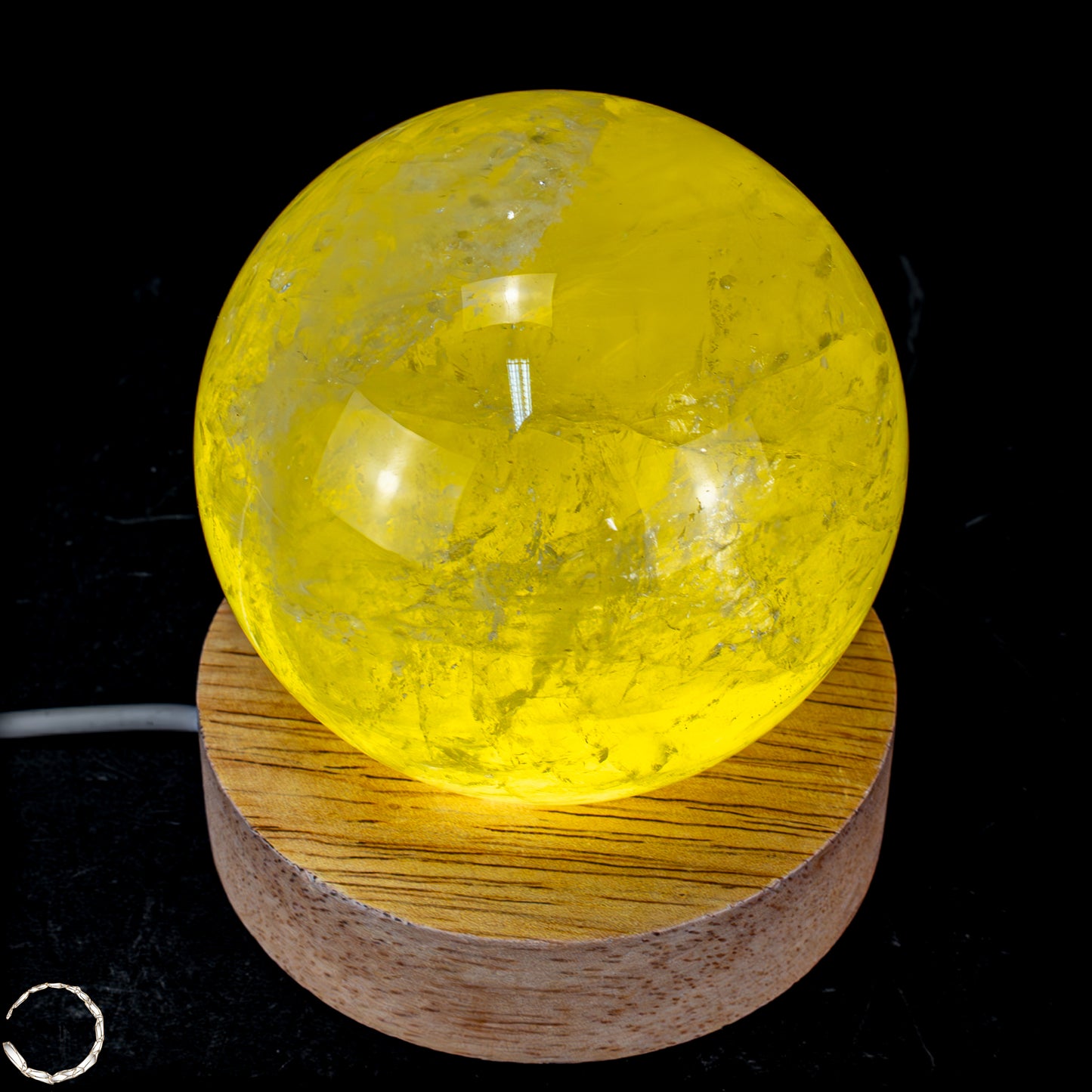 Top Qualität Transparenter Citrin Kristall Kugel - Brasilien - 613,35g - 80mm