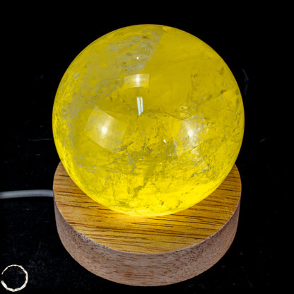 Top Qualität Transparenter Citrin Kristall Kugel - Brasilien - 613,35g - 80mm