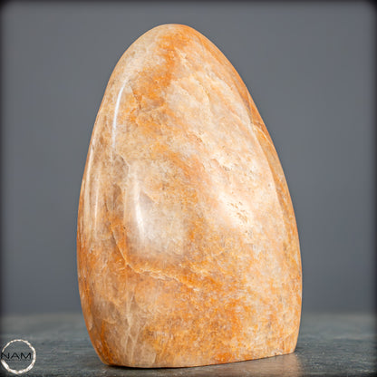 Natürliche Pfirsich-Mondstein Freiform - 1149,25g