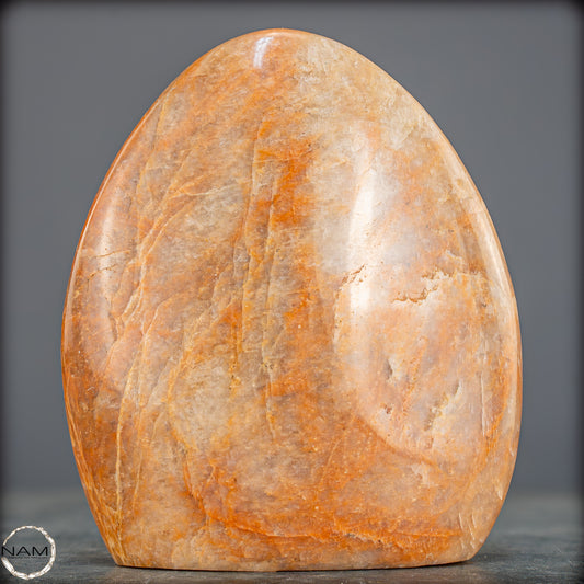 Natürliche Pfirsich-Mondstein Freiform - 1149,25g