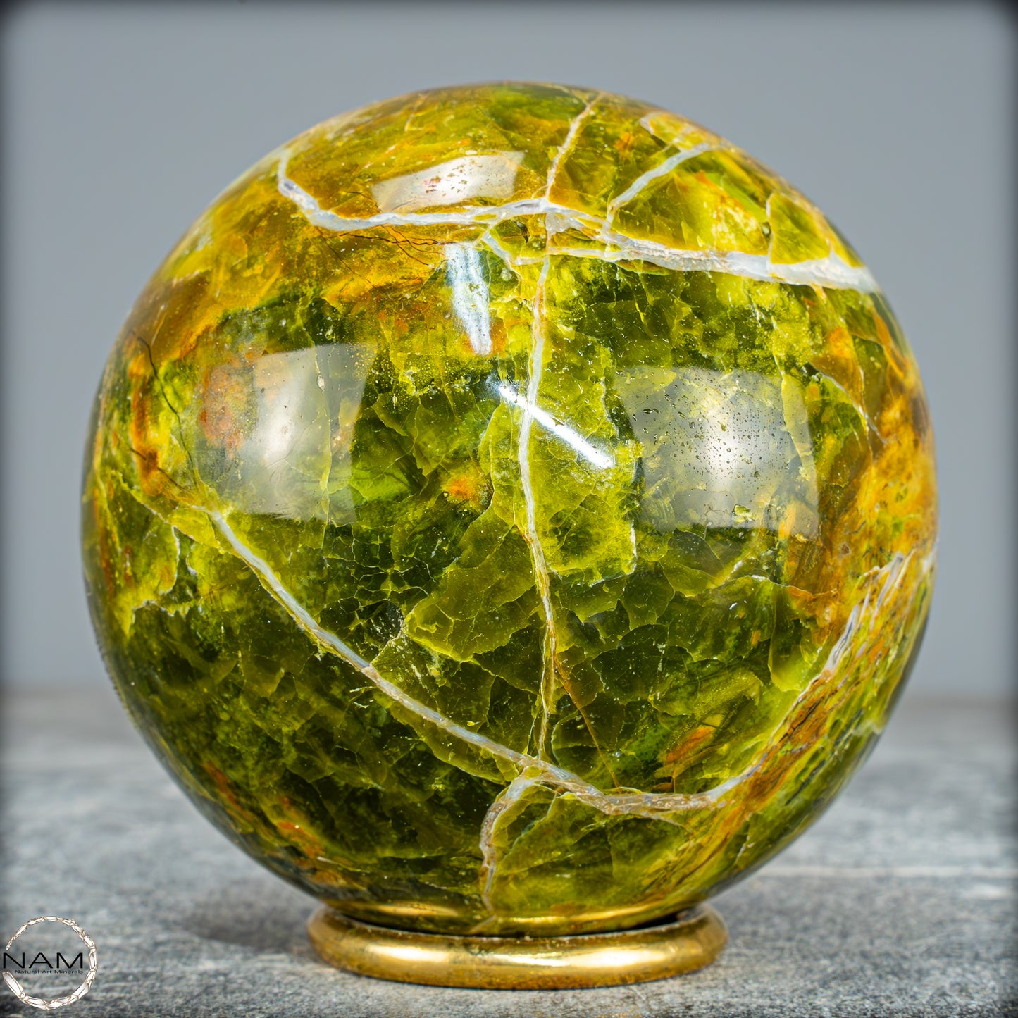 Natürliche Grüne Opal-Kristall Kugel - 762,83g - 88mm