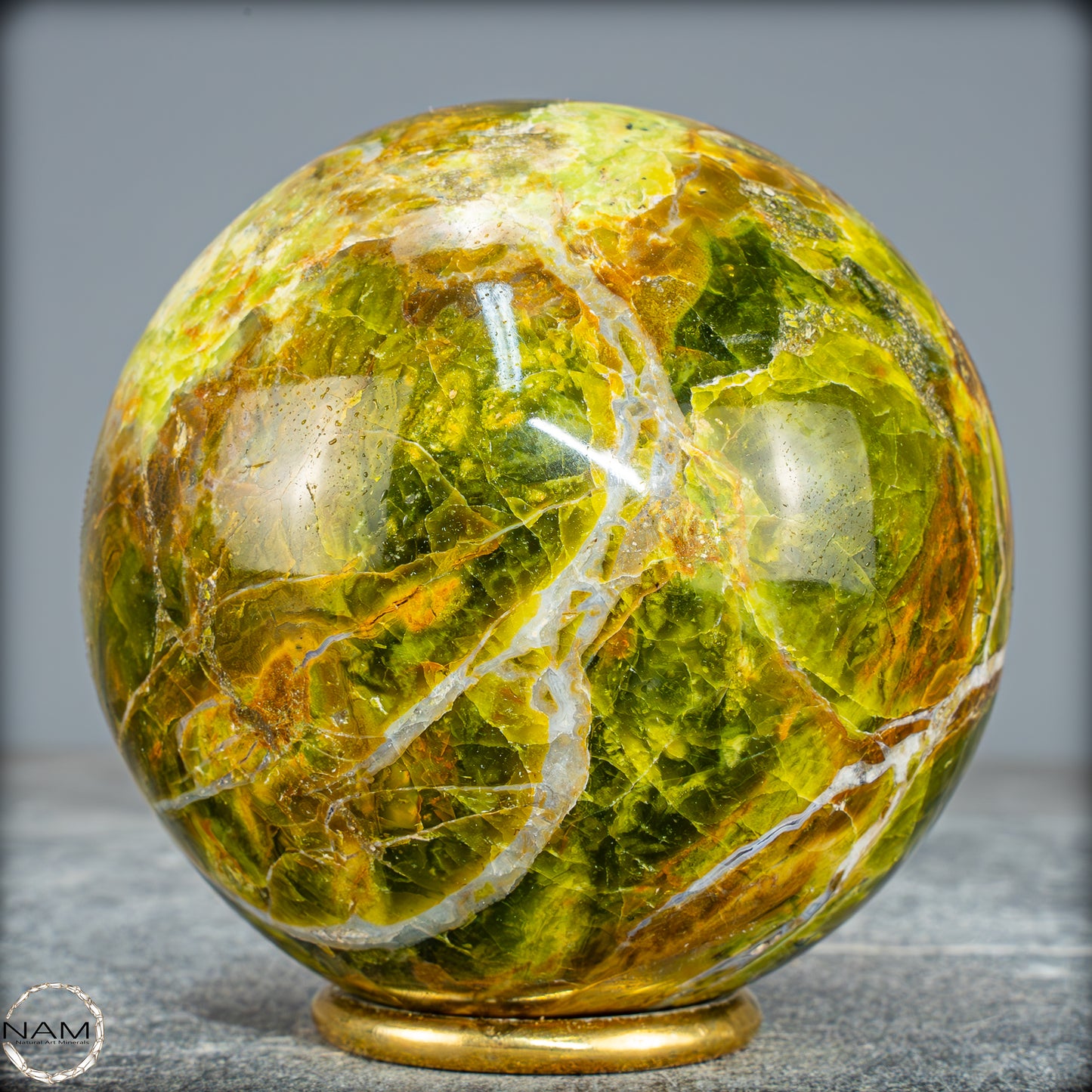 Natürliche Grüne Opal-Kristall Kugel - 762,83g - 88mm