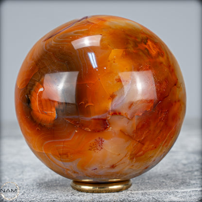 Natürliche Mehrfabige Carneol Kristall Kugel - 591,73g