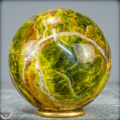 Natürliche Grüne Opal-Kristall Kugel - 762,83g - 88mm