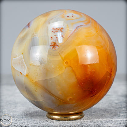 Natürliche Mehrfabige Carneol Kristall Kugel - 591,73g