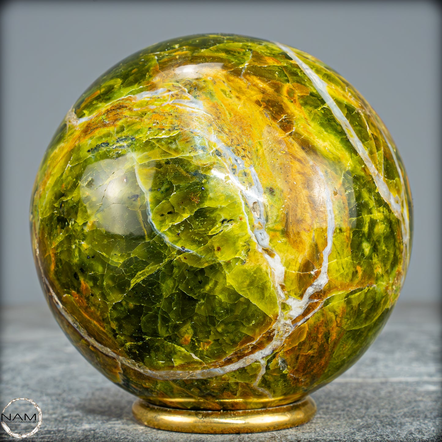 Natürliche Grüne Opal-Kristall Kugel - 762,83g - 88mm