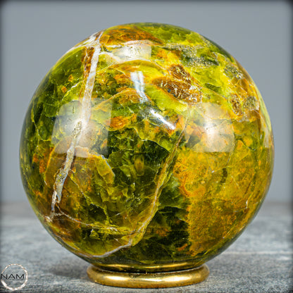 Natürliche Grüne Opal-Kristall Kugel - 762,83g - 88mm