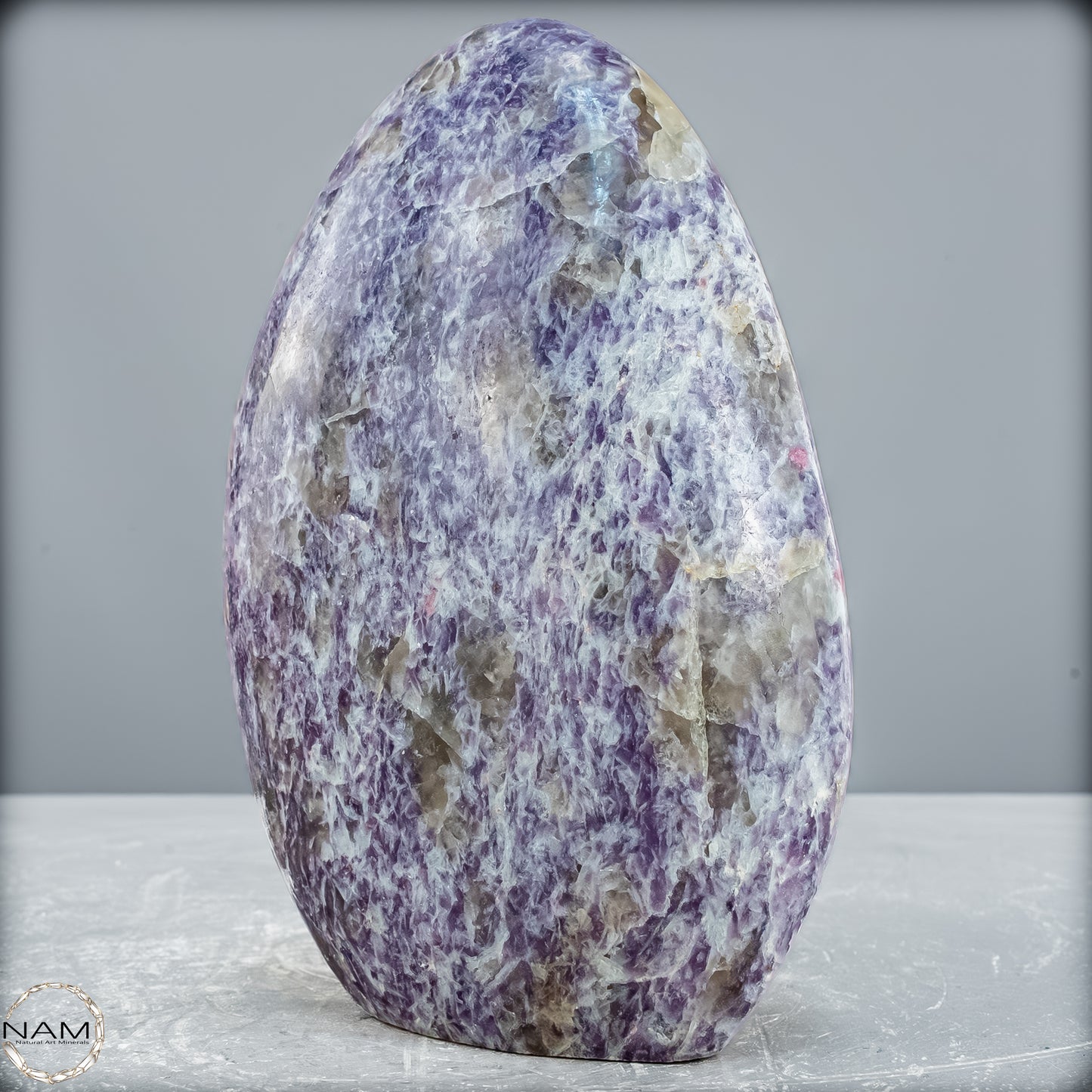 Natürlicher Einhornstein - Lepidolit Kristall-Freiform - 1281,18 g