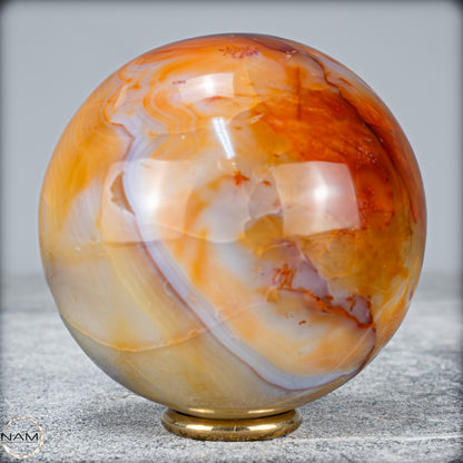 Natürliche Mehrfabige Carneol Kristall Kugel - 591,73g