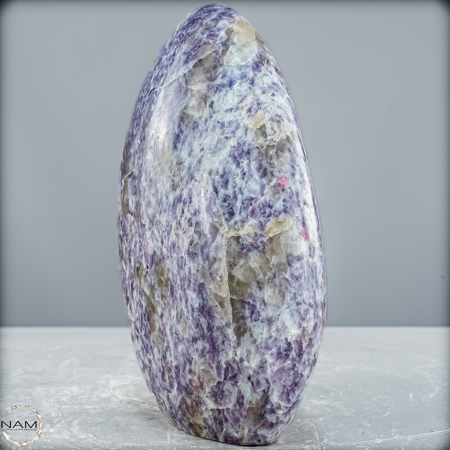 Natürlicher Einhornstein - Lepidolit Kristall-Freiform - 1281,18 g