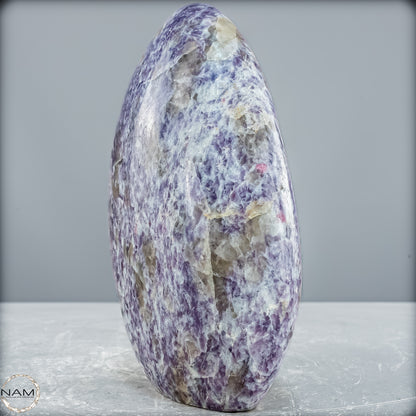 Natürlicher Einhornstein - Lepidolit Kristall-Freiform - 1281,18 g