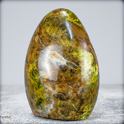 Natürliche Grüner Opal-Kristall Freiform -675,67g