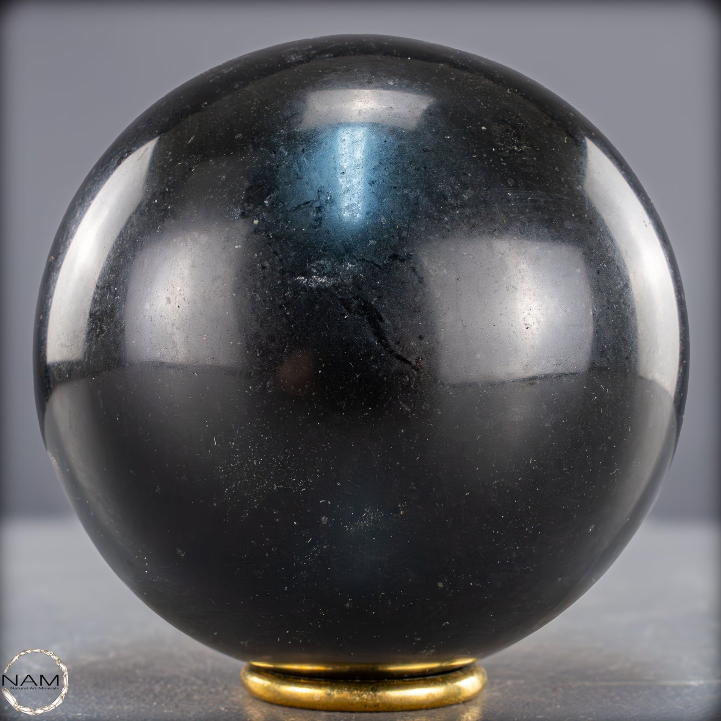 Schwarze Tourmalin-Kristall Kugel aus Brasilien - 2083,81g - 114mm