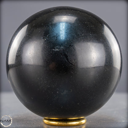 Schwarze Tourmalin-Kristall Kugel aus Brasilien - 2083,81g - 114mm