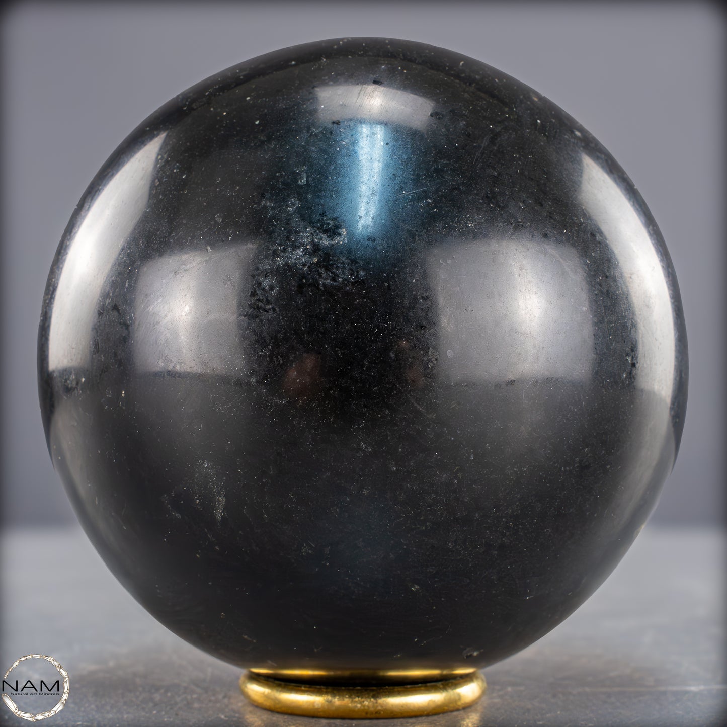 Schwarze Tourmalin-Kristall Kugel aus Brasilien - 2083,81g - 114mm