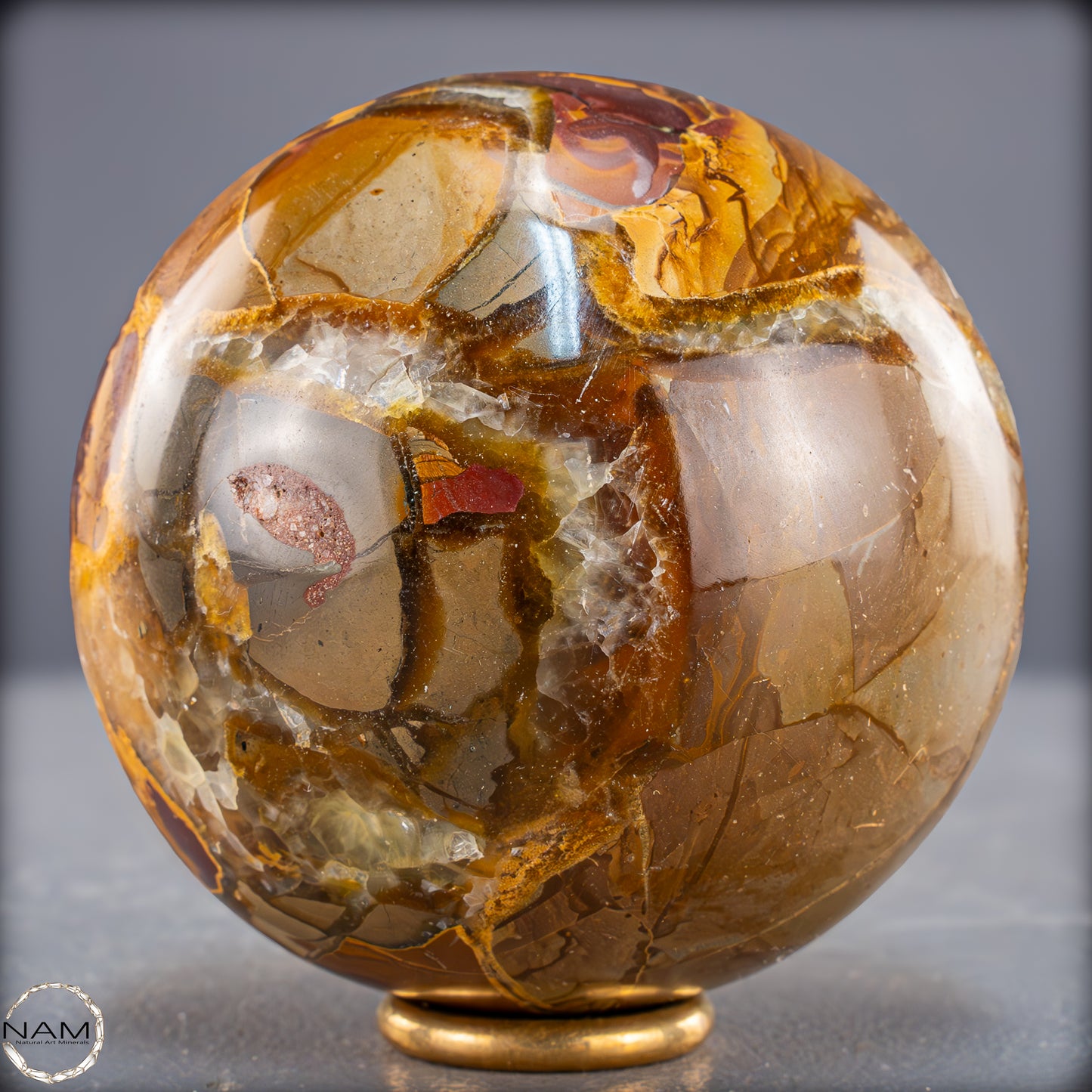 Natürliche Simbirzit Kugel, sehr selten! - 678,05g - 80mm