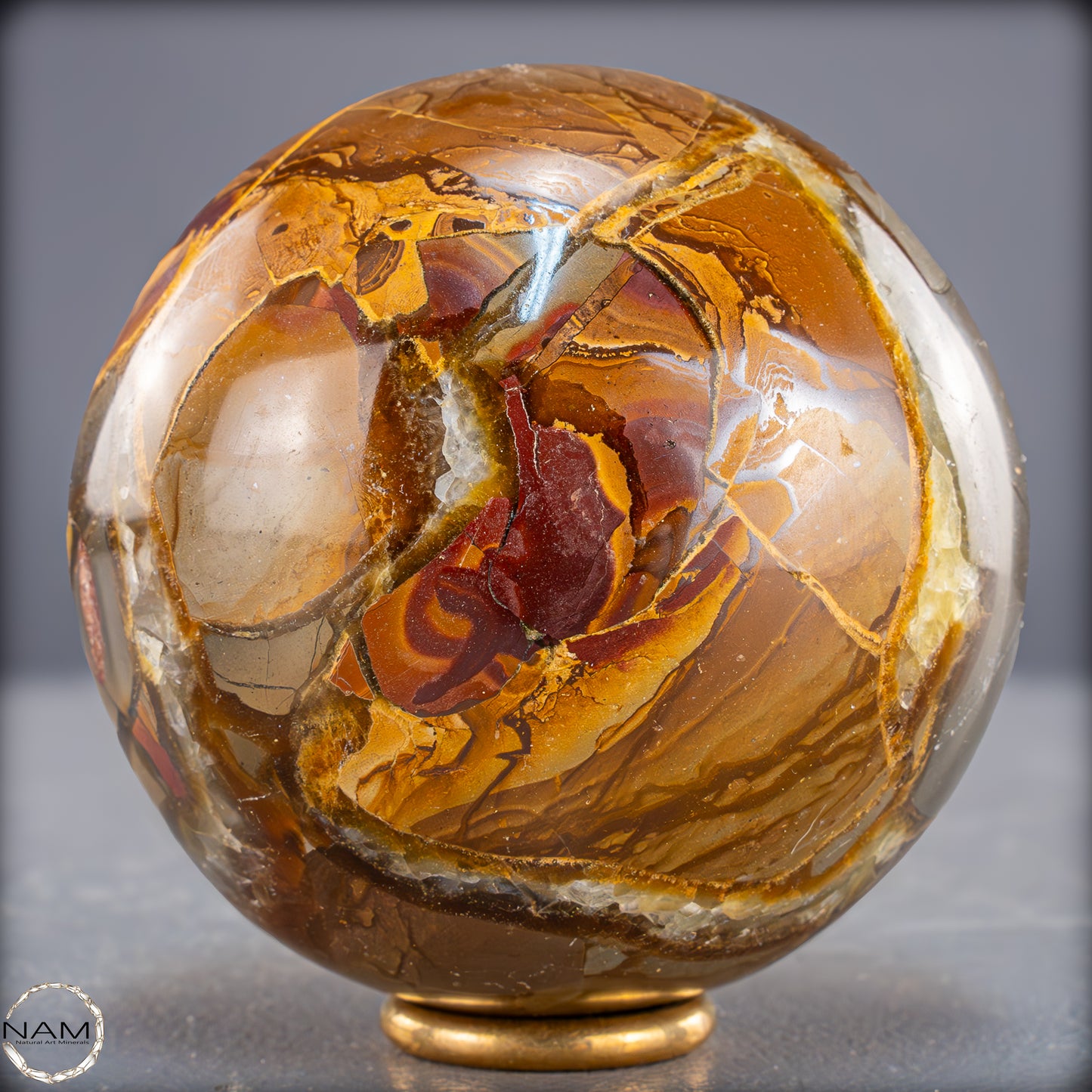 Natürliche Simbirzit Kugel, sehr selten! - 678,05g - 80mm