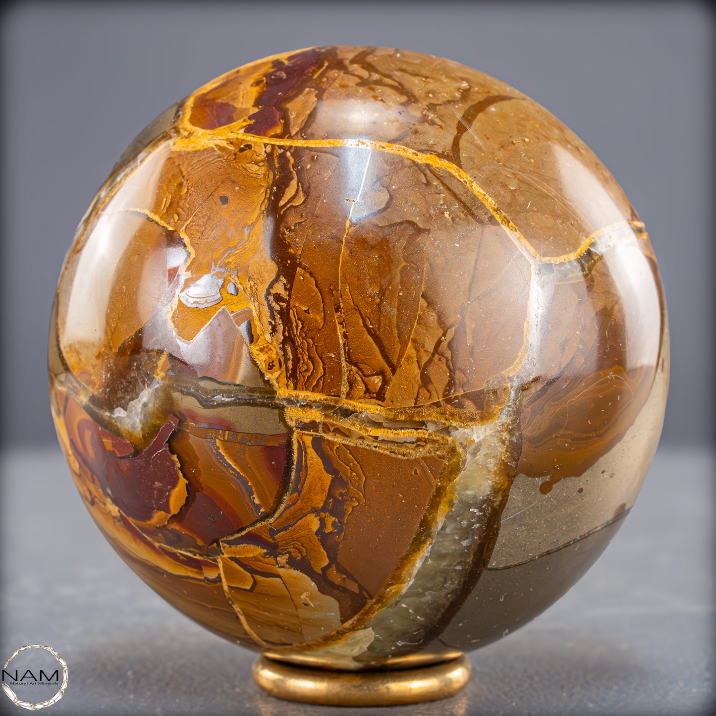 Natürliche Simbirzit Kugel, sehr selten! - 678,05g - 80mm