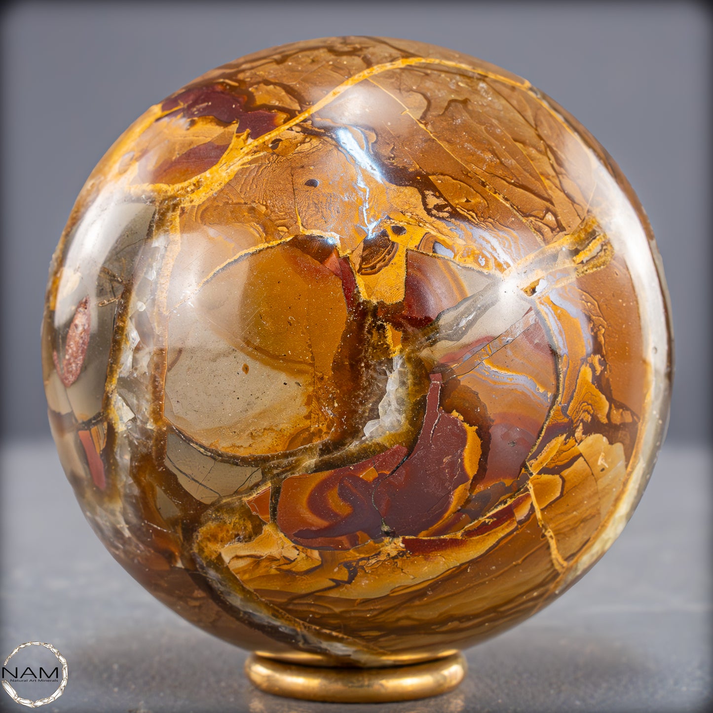 Natürliche Simbirzit Kugel, sehr selten! - 678,05g - 80mm