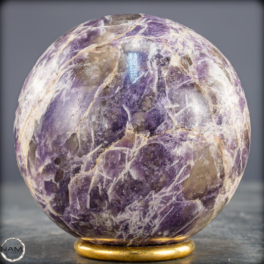 Natürliche Einhornstein - Lepidolit Kristall-Kugel - 812,13g