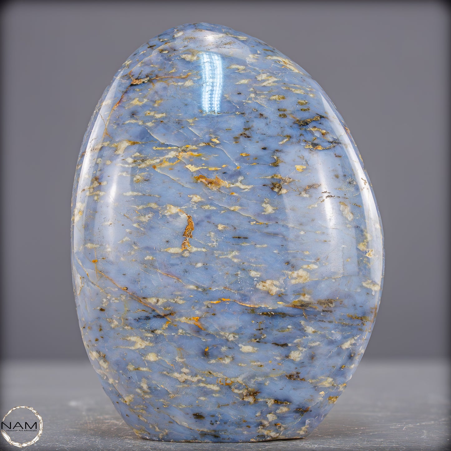 Natürliche Blaue Quarz Freiform aus Brasilien - 1170,05g