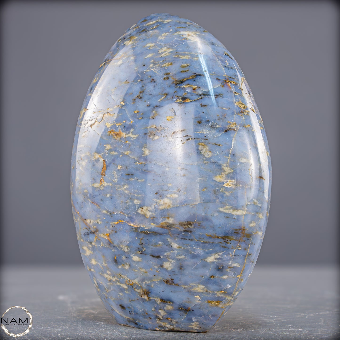 Natürliche Blaue Quarz Freiform aus Brasilien - 1170,05g